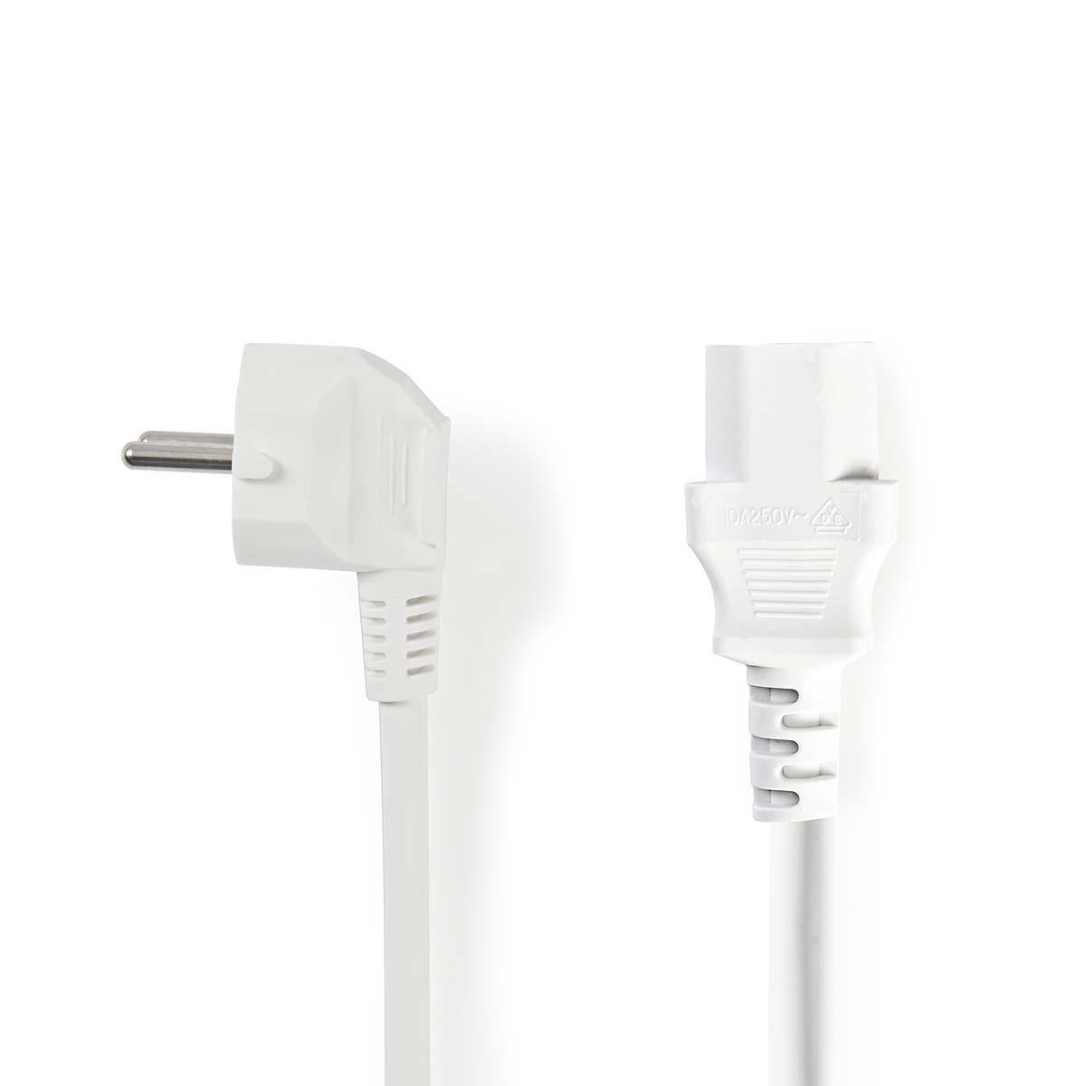 Nedis stroomkabel C13 haaks 10m wit