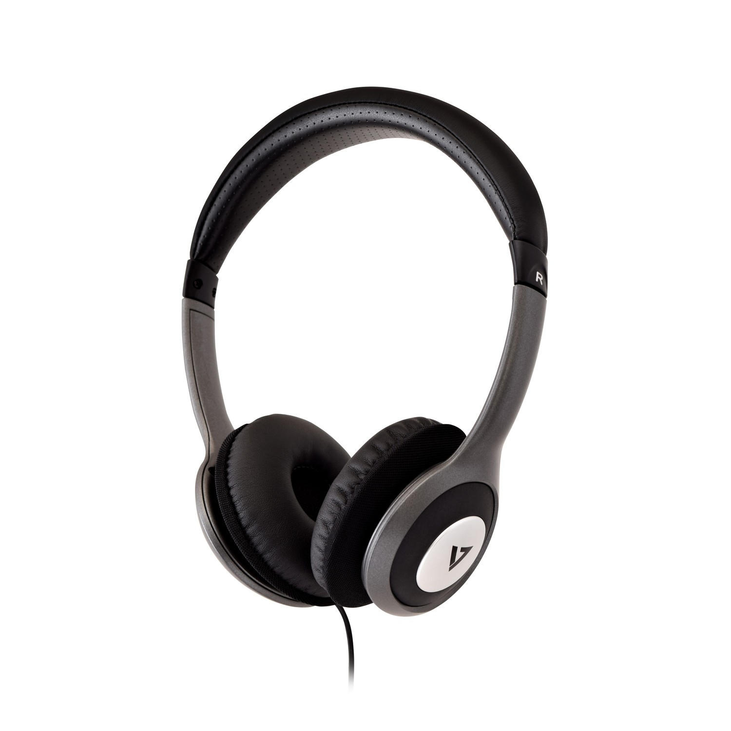 V7 HA520-2EP hoofdtelefoon-headset Hoofdtelefoons Hoofdband Zwart, Zilver