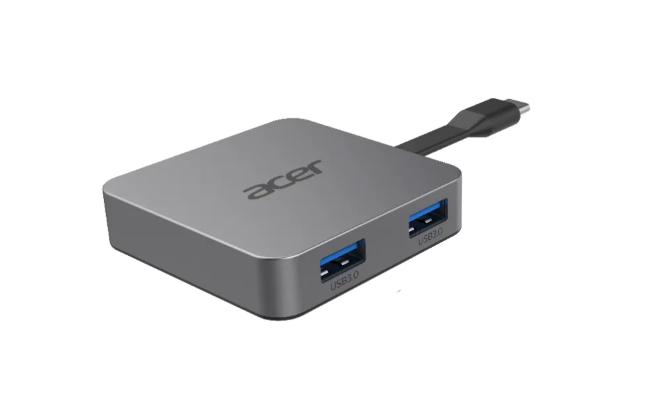 Acer 4-in-1 Type-C multiport adapter afbeelding