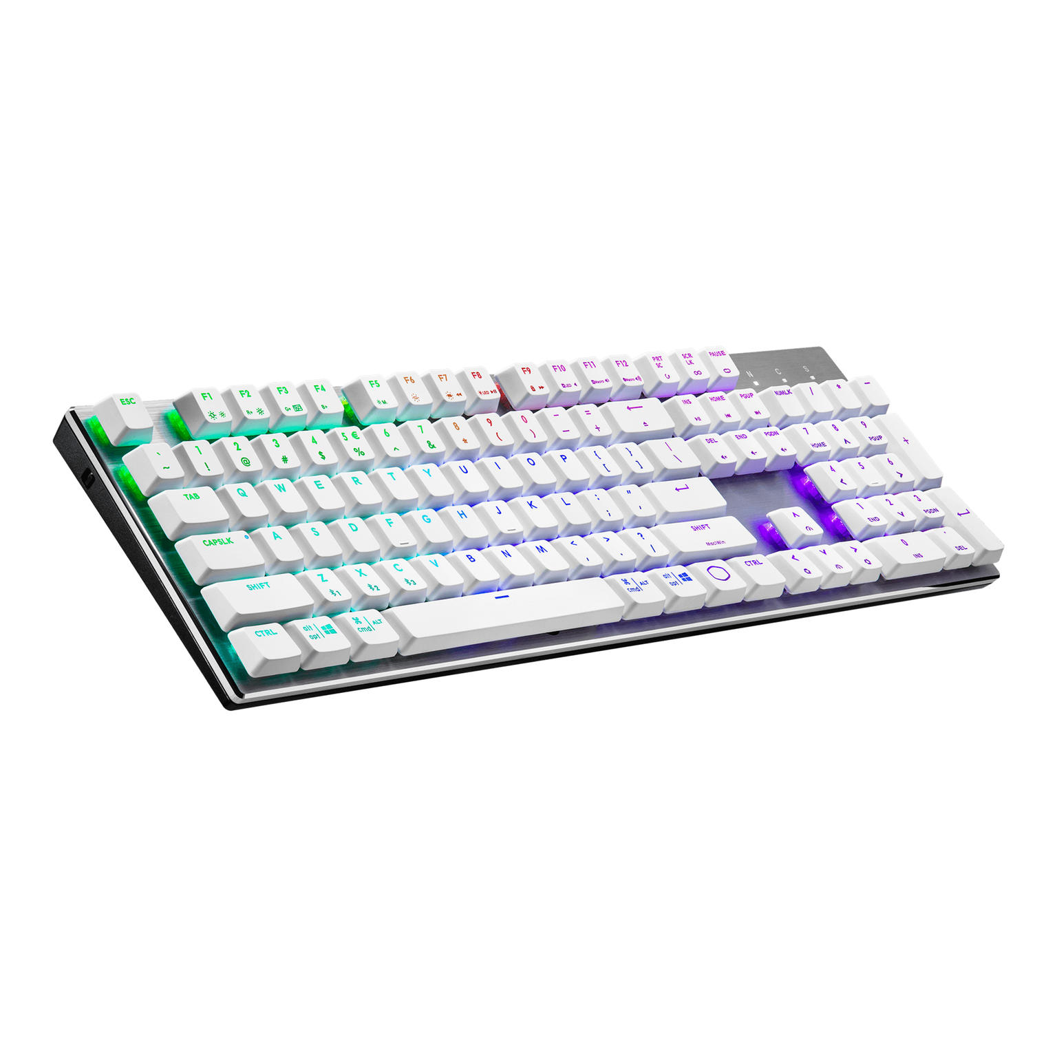 Cooler Master SK653 White TTC Red toestenbord