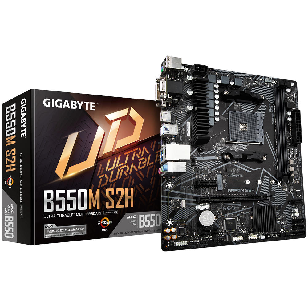 Gigabyte B550M S2H moederbord