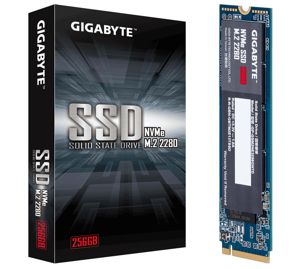 Gigabyte 256GB SSD NVMe