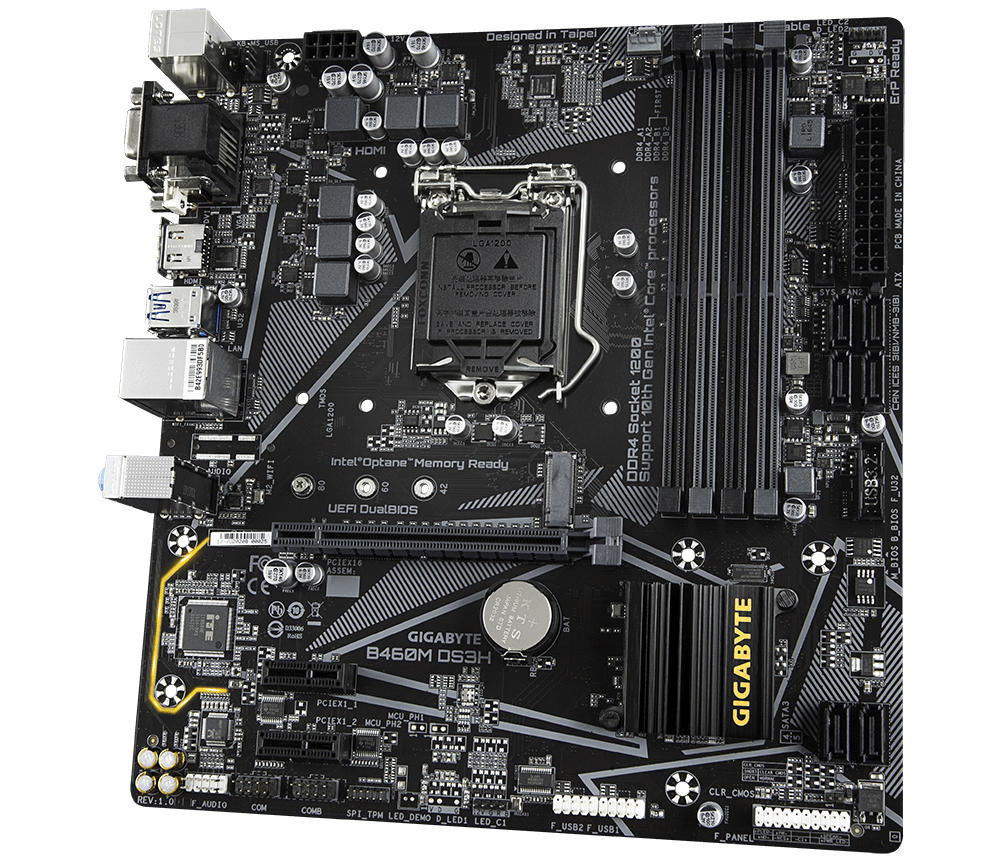 Gigabyte B460M DS3H V2 moederbord B460M DS3H V2