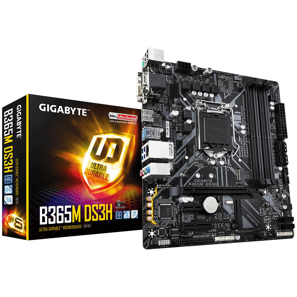 Gigabyte B365M DS3H moederbord