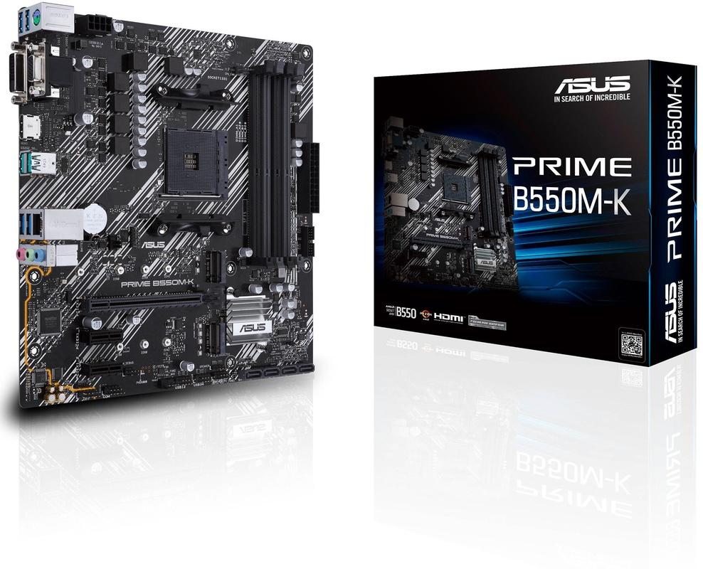 Asus Prime B550M-K moederbord afbeelding