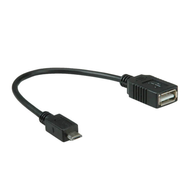 USB Micro B naar USB-A OTG adapter M-F