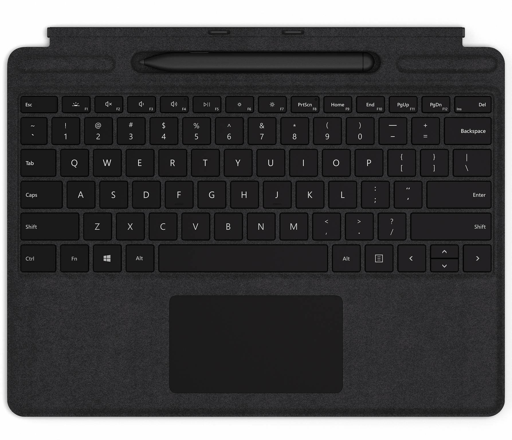 Op Hardware4Me is alles over bediening te vinden: waaronder yorcom en specifiek Microsoft Surface Pro X Signature keyboard QJV-00007