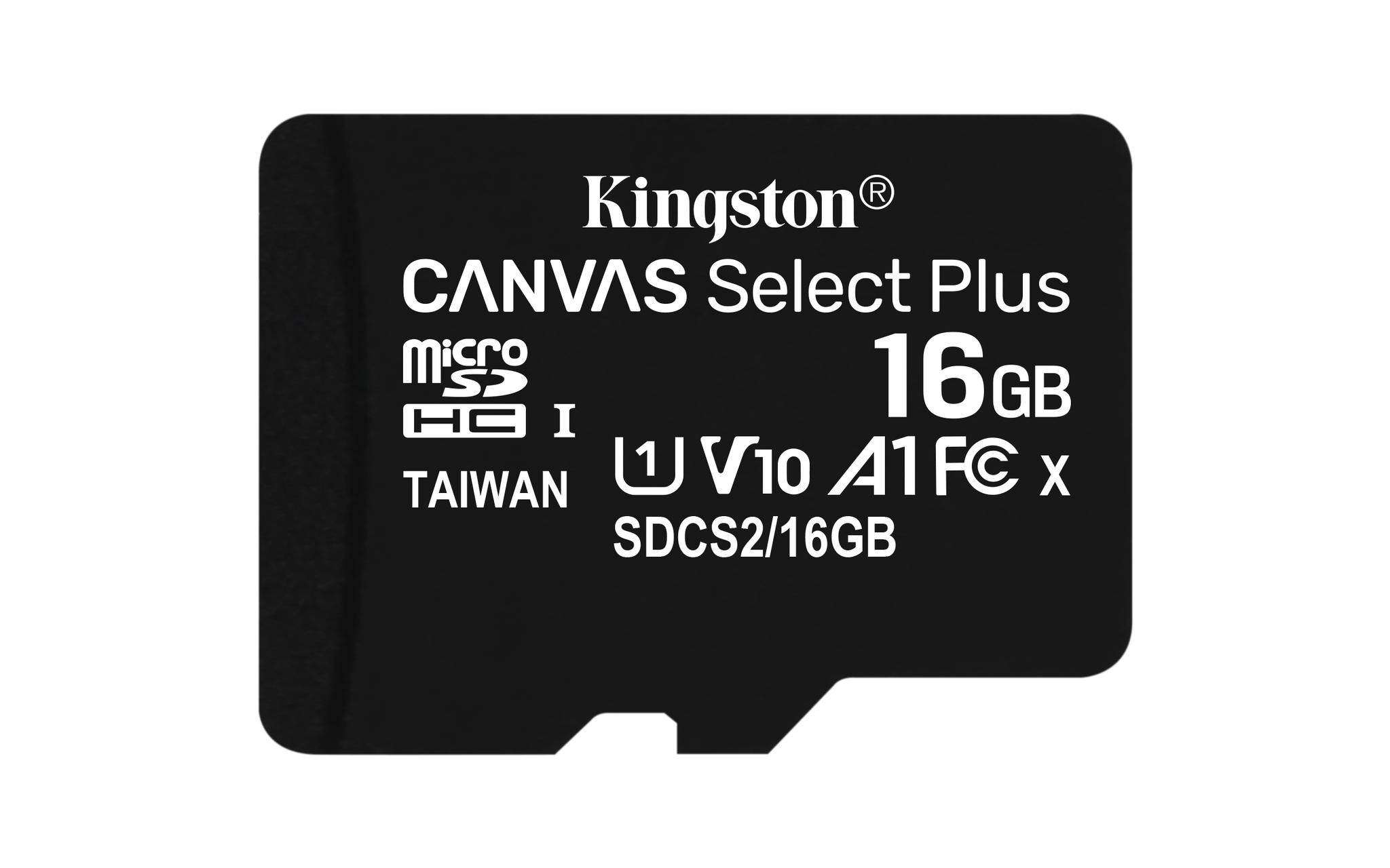 Kingston Canvas Select Plus 16GB microSD