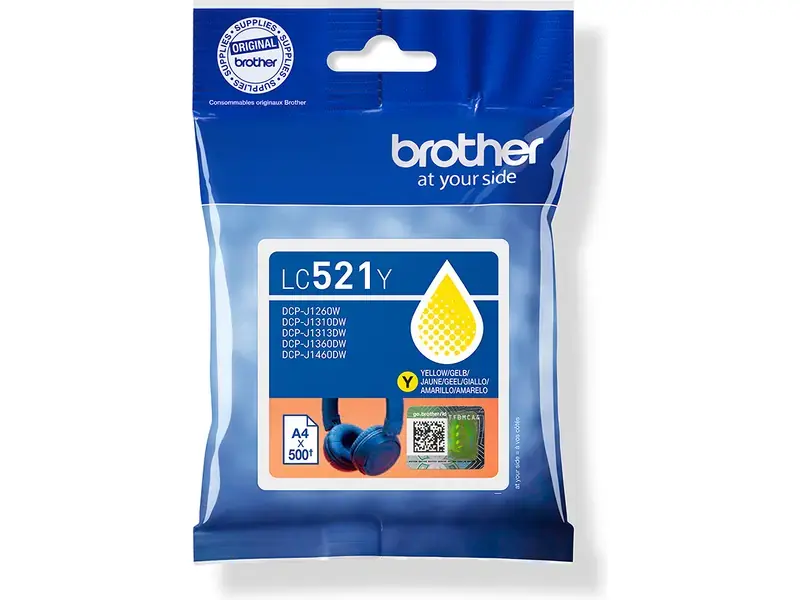 Brother LC521Y geel afbeelding
