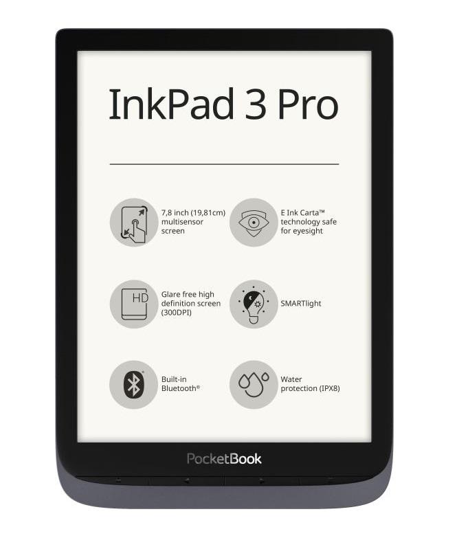 PocketBook InkPad 3 Pro e-Reader grijs