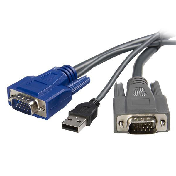 StarTech Ultradun 2-in-1 USB VGA KVM kabel 1,8m
