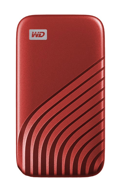 WD My Passport SSD 500GB rood
