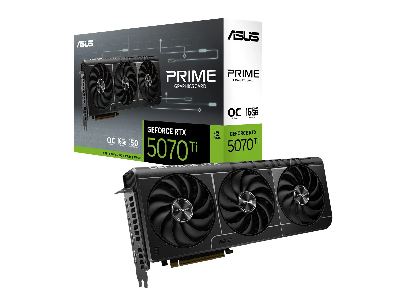 Asus Prime RTX 5070 Ti 16GB afbeelding