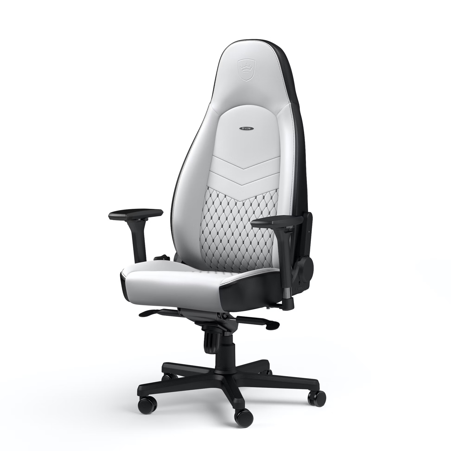 Noblechairs ICON Gaming Stoel PU Faux Leather white-black