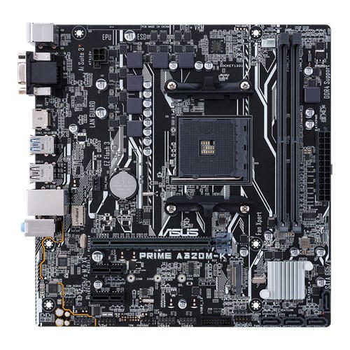 Asus Prime A320M-K moederbord