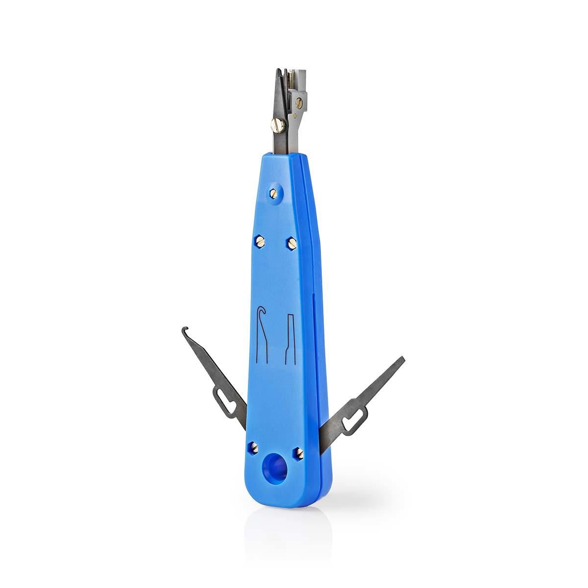 Nedis LSA punchdown tool blauw