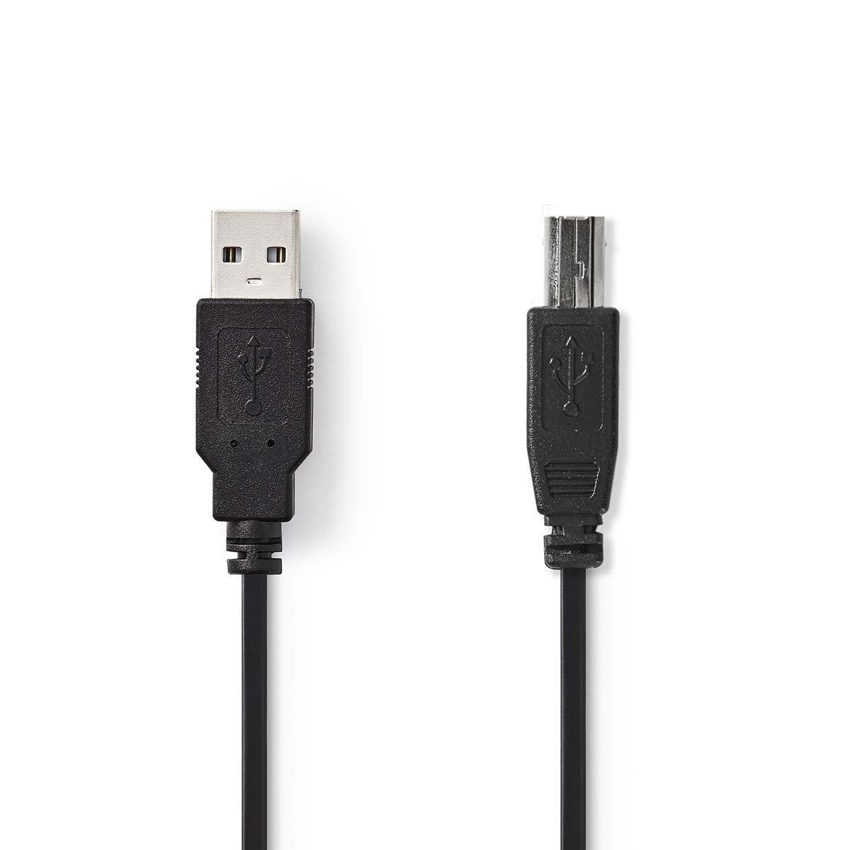 Nedis USB 2.0 A naar B kabel M/M 5m