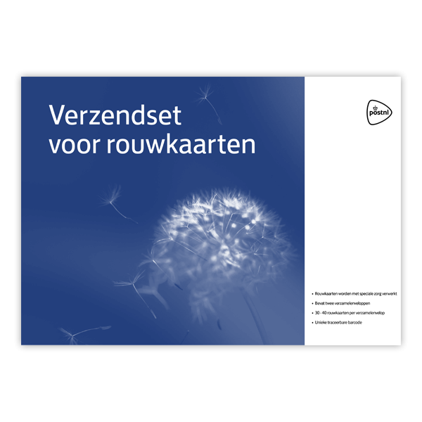 PostNL Verzendset voor rouwkaarten