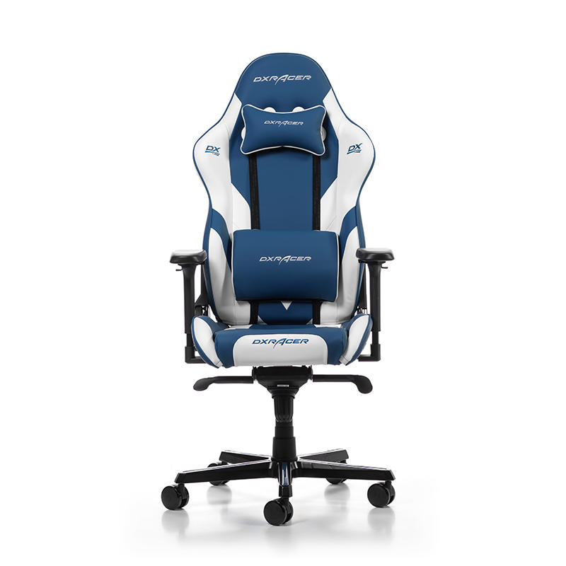 DXRacer GLADIATOR G001-BW Gamestoel - Blauw/Wit