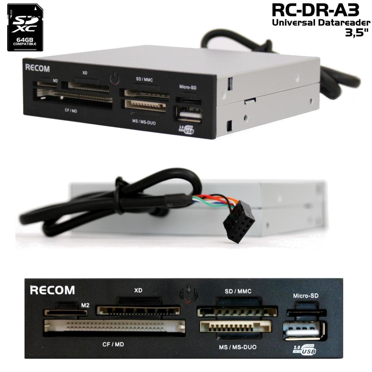 Recom Refurb. kaartlezer 3,5 intern