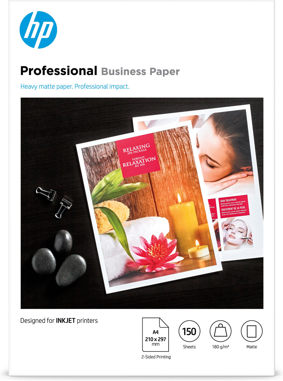 HP inkjetpapier 180g mat 150 vel