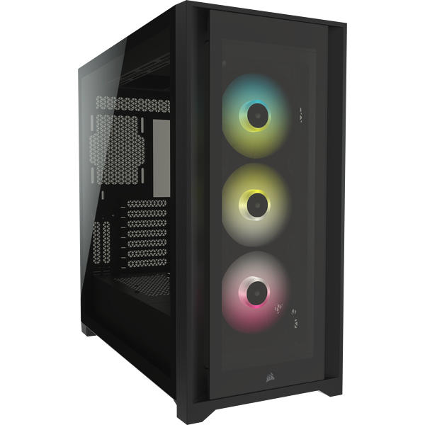 Corsair Case iCue 5000X RGB Tempered Glass Black