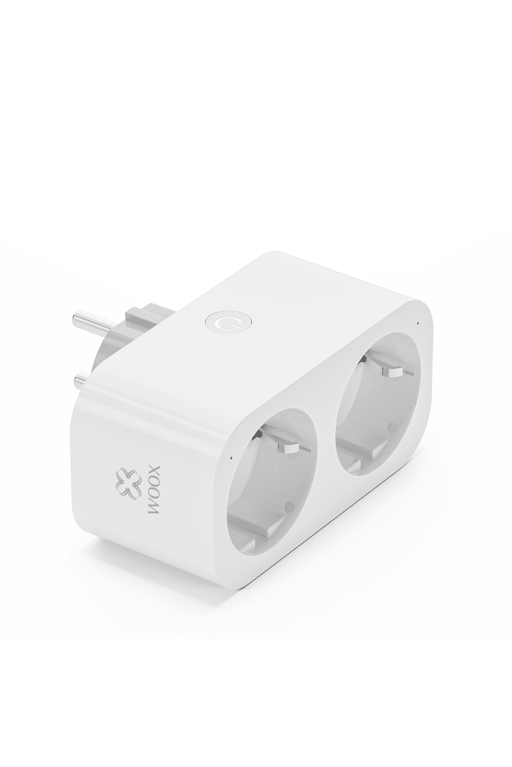 Woox 6153 Dubbele stekker + Energiemeter
