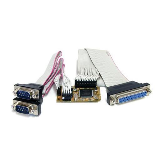 StarTech 2x Serieel en 1x Parallele Mini PCI-E