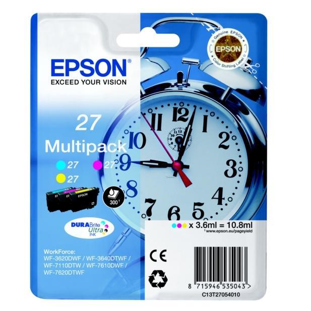 Image of Epson 27 Combo Pack 3-Kleuren C13T27054010