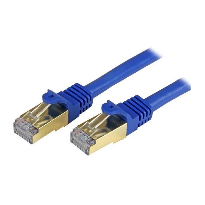 StarTech.com 0,9m Cat 6a Blue Shielded Molded 10 Gigabit RJ45 STP Cat6a Patch Kabel