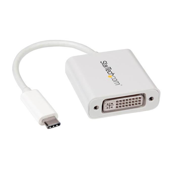 StarTech USB-C naar DVI kabel wit