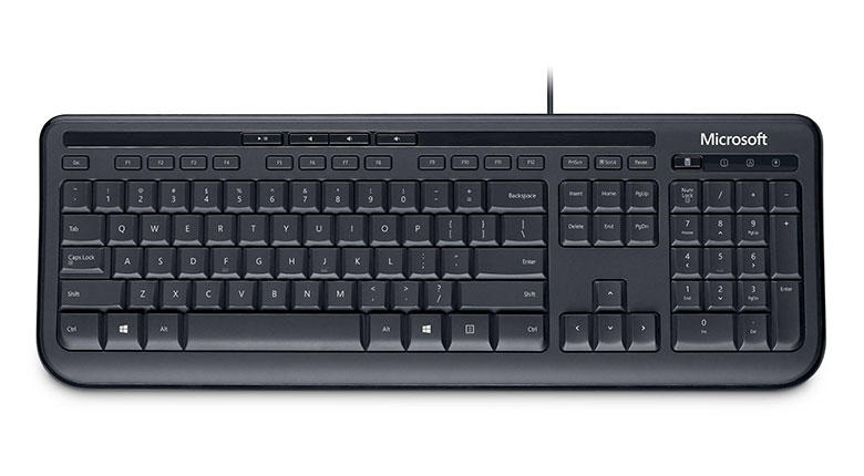 Microsoft Wired 600 zwart