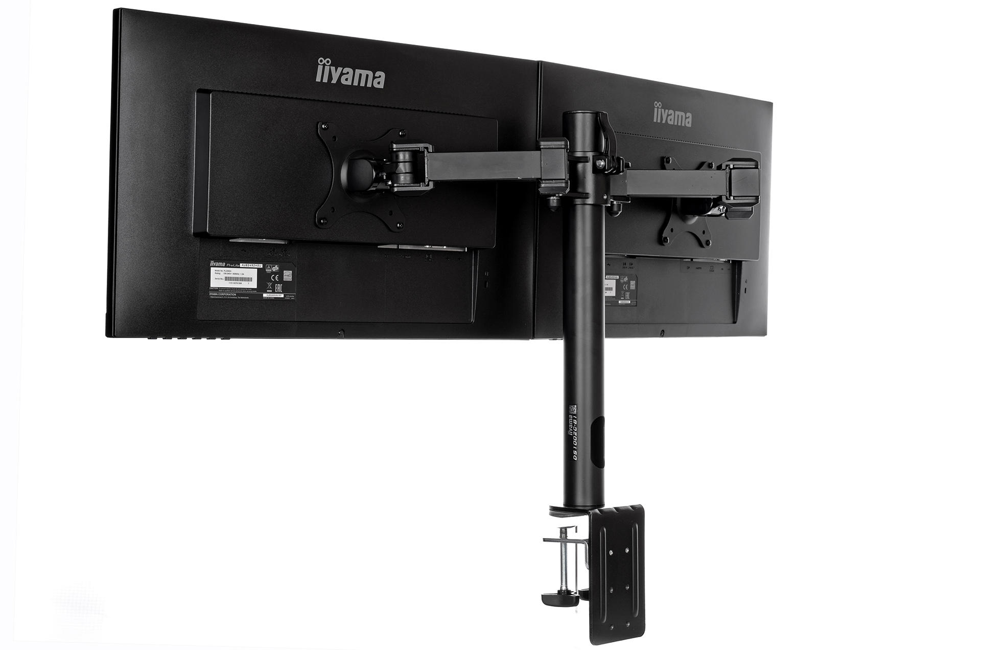 iiyama DS1002C-B1 30 Klem Zwart flat panel bureau steun