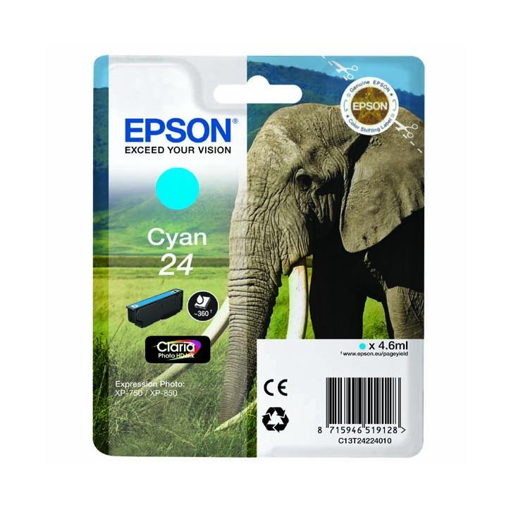 Image of Epson 24 cyaan