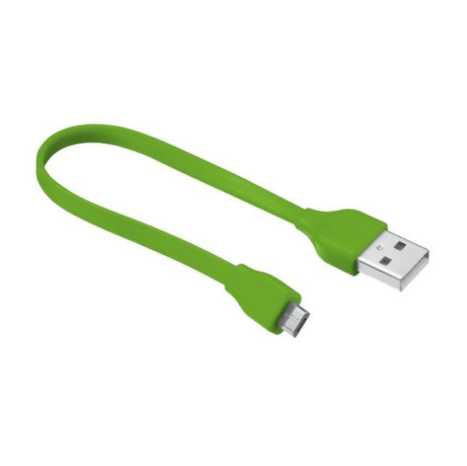 Image of Trust Urban Urban platte Micro USB kabel lime