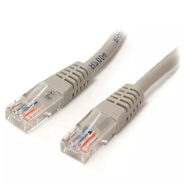 StarTech.com 0,9m Cat5e Grijs Molded RJ45 UTP Cat 5e Patch Kabel 0,9m Patch Cord