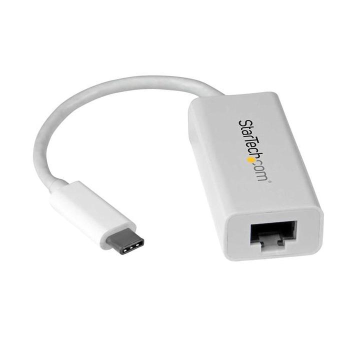 StarTech.com USB-C naar gigabit netwerkadapter Wit netwerkadapter