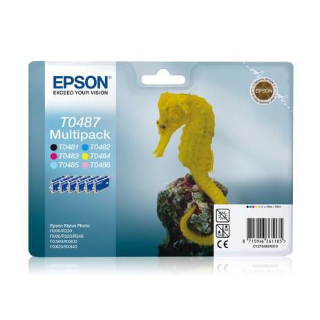 Image of Epson Ink Cartridge T0487 Multipack T0481/82/8