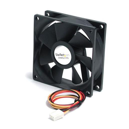 StarTech.com 80x25mm Stille Ventilator voor Computerbehuizing met Kogellagers en TX3 Connector