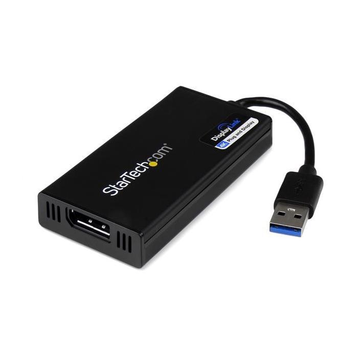 StarTech.com USB 3.0 to 4K DisplayPort External Multi Monitor Graphics Adapter DisplayLink USB 3.0 V