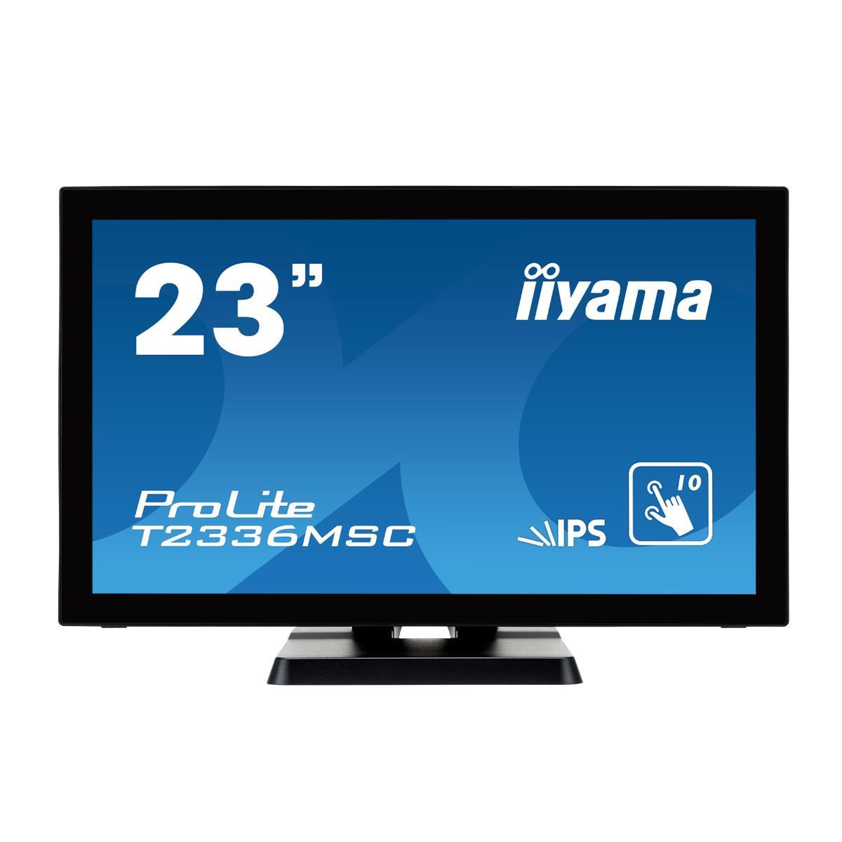 Image of iiyama LED LCD 23" 10P Touch 1920x1080 VGA DVI-D HDMI 5ms