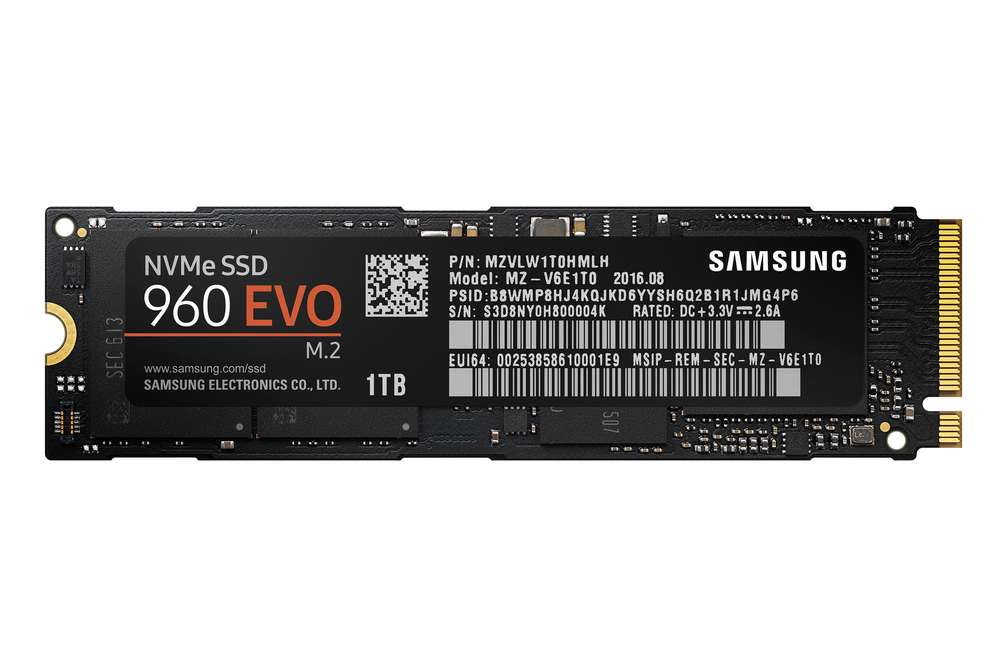 Image of 960 EVO, 250 GB