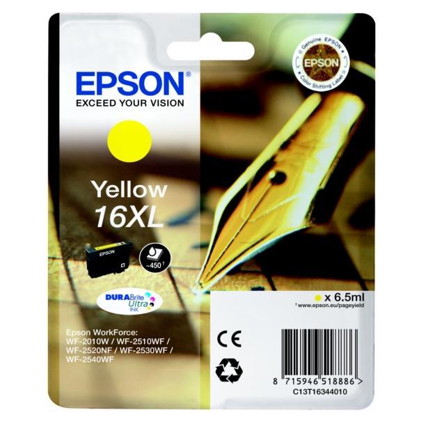 Image of Epson 16XL geel