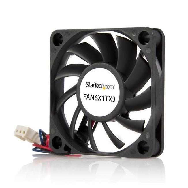 StarTech.com 60x10mm Replacement Ball Bearing Computer Case Fan w- TX3 Connector Ventilatorkit voor 