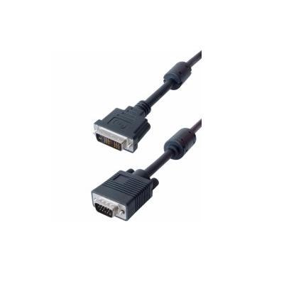Image of DVI - VGA kabel DVI-A 12+5-pin male - VGA male 3,00 m zwart - Valuelin