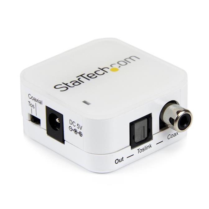 StarTech 2-weg Coax naar Toslink Audioconverter