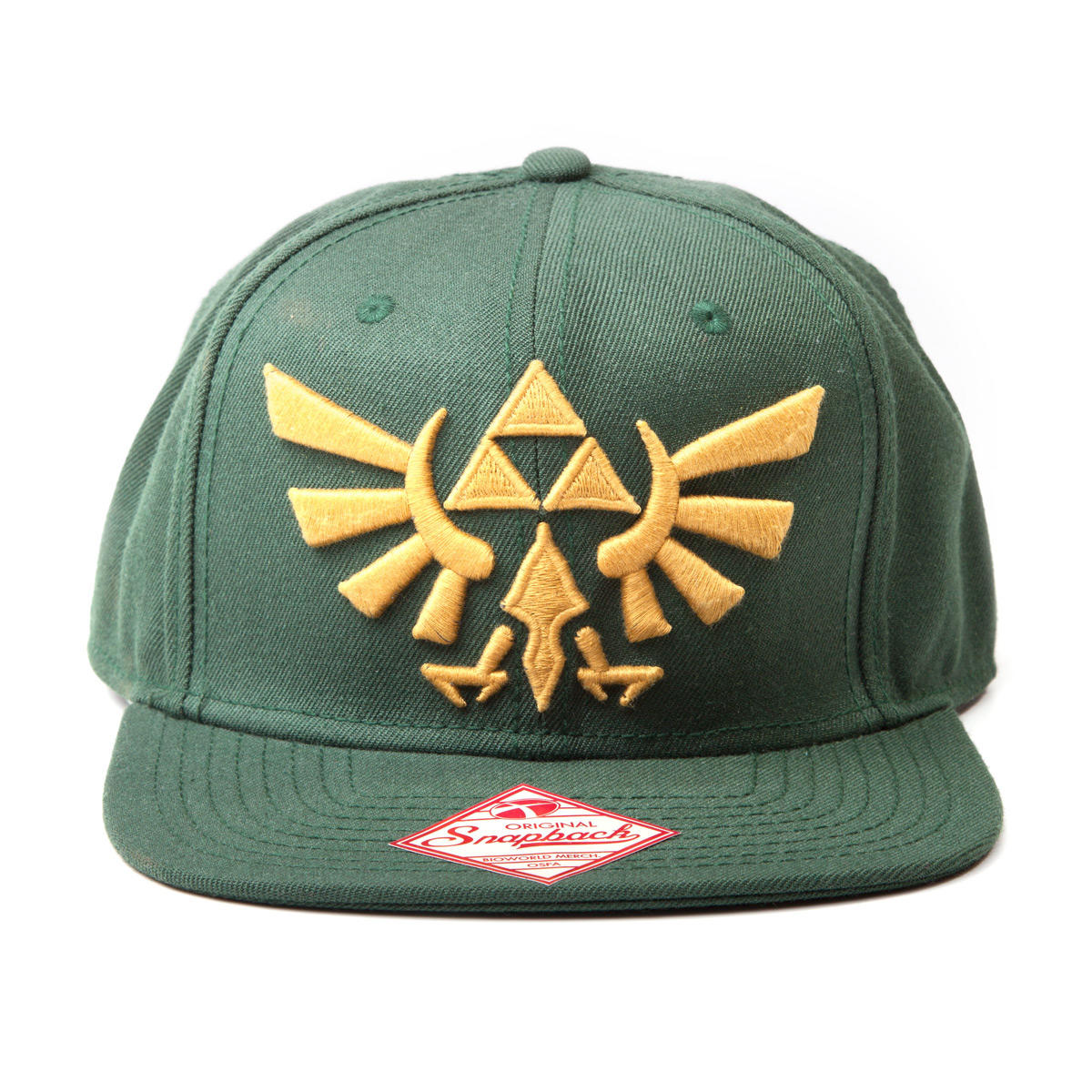 Difuzed Zelda Triforce Gold Logo Snapback difuzed kopen in de aanbieding