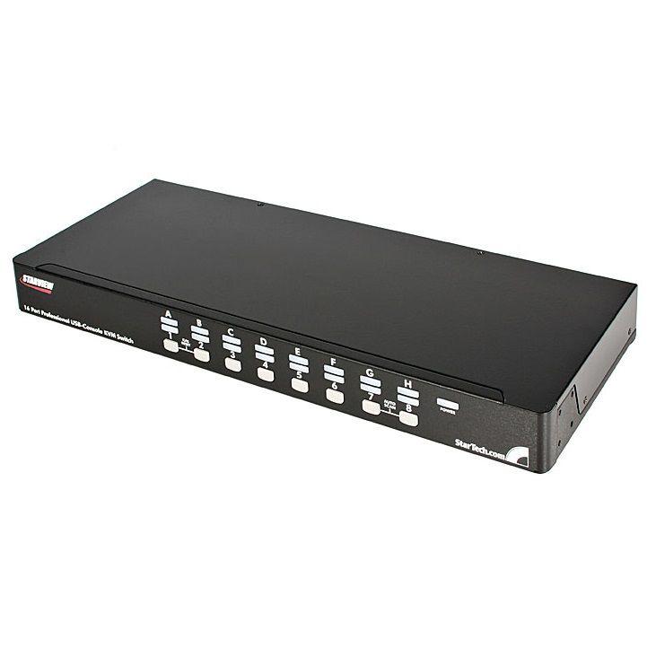 StarTech 16-poorts 1U USB PS/2 VGA KVM switch