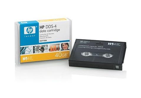 Image of HP Back up Tape/Cartridge DDS-4 20-40Gb 150m p/n C5718A