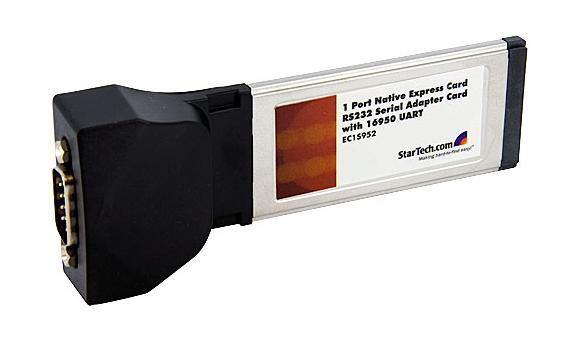 StarTech 1-poort Serieel RS232 expressCard